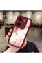 Tecno Camon 20 Pro 4g Compatible Case Camera Protector Burgundy Silicone Couple Phone Case Floral Pattern