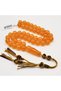 Trabelsi Amber Rosary 45 Beads 9.5mm Honey Gold Prayer Beads Tasbih 30g Gold & Brown Silk Tassel