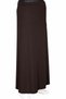 Hesna Women's Talia Plus Size Glittery Lined Quality Brown Bell Skirt - 3