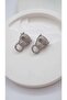 Silver Zircon Stone Tiger Earrings