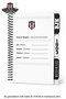 New Season Licensed Cardboard Cover Spiral Planner Notepad with Vivenca and Bookmark - 3