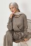 Belted Detail Pants Suit 46669