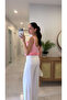 Lave Pink Flounce Corset Blouse - 3