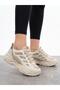 Women's Beige Sneaker Thick Sole Ultra Light Orthopedic Sole Walking Shoes