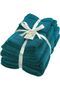 Bliss Casa 8-Piece Towel Set, 100% Combed Cotton 550 GSM, Quick Dry Highly Absorbent Soft Hotel Towels, Includes 2 Bath Towels (70x140 cm), 2 Hand Towels (40x70 cm), 4 Washcloths (30x30 cm) Blue - 2