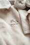 Flower Embroidered Newborn Baby Girl Towel Bathrobe Set - 3-Piece Boxed Bathrobe Set 0-12 Months - 3