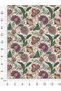 100% Cotton Satin Fabric 100X155 cm Cream Plum Flower Patterned Decorative Patchwork Fabric - 4