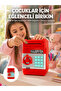 Red Atm Safe Type Money Saving Box