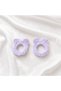 Handmade Velvet Textured Figured Children's Rubber Buckle - Set of 2 Handmade Knitted Buckles - 4