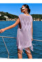 Tasseled Cotton Knitwear Pareo - 2