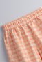 100% Cotton Flamed Muslin Fabric Loose-Fit Pants for Baby Girls and Children (Stone-Printed Orange Floral) - 2