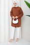 Women's Collar Detail Ruffled Yoke Shirt - 4