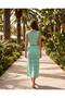 Summer Zero Sleeve Crop Top and Skirt Knitwear Two-Piece Set - 3