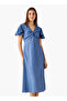 ANGEL SLEEVE TWISTED DRESS - 3