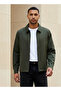 REGULAR FIT NYLON COLLAR JACKET