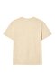 Cute Cat Printed Short Sleeve Women's Beige Tshirt - 2