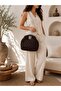 Milano Wicker Hand Knitted Women's Shoulder Bag with Clutch Chain - 4