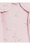 Pink Baby Collar Floral Baby Girl Set - 3