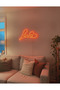 Love Yazılı LED Neon Duvar Tablosu | Amber Aydınlatmalı Modern Dekor | Yatak Odası - 2