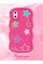 iPhone XS Compatible Case Camera Protector Red Silicone Couple Phone Case Star Pattern - 2