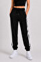 Women's Striped Elastic Waist Trackpants