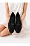 Women's Breathable Tulle Detailed Buckle Stylish Daily Ballet Shoes - 8