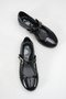 Black Ballerina Flats with Buckle Detail, Daily Black Ballerinas, Stylish Comfortable Ballerinas, Orthopedic Ballerinas, Girls' Ballerinas - 3