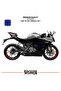 CFMOTO 250SR Grenage ملصق مجموعة اليمين اليسار نموذج ملصق ملصق عالي الجودة