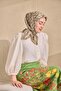 Twill Silk Scarf Chain Cream - 4