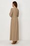 Belted Linen Dress 46693 - 4