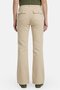 Women Wide Leg Fit Plain Stretchable Jeans, Beige - 3