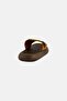 Kids Boy Graphic Print Slip On Slides, Brown - 3