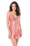 Women's Satin Strap Lace Short Nightgown Home Wear