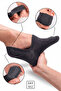 Smoked Bamboo Men's Ballerina Socks Seamless Invisible Non-Slip Heel Silicone Premium 4-Pack - 2