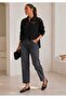 Premium 100% Cotton Women's Shirt with Chest Patch Embroidery and Sequin Detail, Comfortable Fit - 3