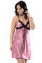 Ilkestor Rose Satin Nightgown - M-367 - (01713) Size S/M - 3