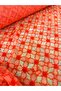 Orange 3D Pompom Flower Embroidered Tulle Fabric |   Dress, Etak, and Tuniklik Brode - 2