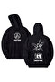 Linkin Park Printed Cotton Long Sleeve Hooded Sweatshirt with 3 Yarns