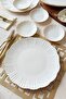 Aura Gold 19 Piece 6 Person Premium Porcelain Breakfast Set Breakfast Set Real Gold