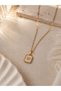Steel Butterfly Figured Enamel Gold Color Minimal Women's Necklace Daily and Special Occasion Jewelry - 2