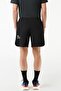 Men's Relaxed Fit Shorts Men's Loose Fit Cotton Shorts Black - 2