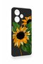 Infinix Hot 30 Compatible Silicone Case with Sunflower Pattern - 4