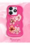 Tecno Spark 10 Pro Compatible Case Camera Protector Red Silicone Couple Phone Case Floral Pattern - 2