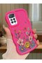 Redmi Note 11 Pro 4g Compatible Case Camera Protector Red Silicone Couple Phone Case Floral Pattern