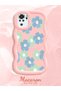 Redmi Note 10 4g Compatible Case Camera Protector Pink Silicone Couple Phone Case Floral Pattern - 2