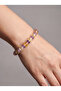 Citrine - Amethyst Natural Stone Bracelet (6 mm) - 2