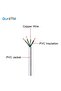 4-Core Electrical Cable, White PVC Insulated Power Wire, Flexible Copper Conductors (4 CORE 1 METER, 2.5MM) - 2