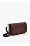 Woven Textured Crossbody Bag with Button Closure - 3