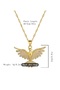 316L Steel Chain Gold Color Phoenix Model Necklace - 3