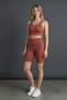 Women's Tile Camisole High Waist Stretchy Short Basic Biker Sports Leggings - 2003